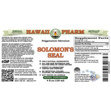 Load image into Gallery viewer, Solomon&#39;s Seal (Polygonatum Biflorum) Tincture, Wildcrafted Dried Rhizome ALCOHOL-FREE Liquid Extract